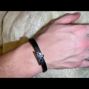 PRADA Saffiano Leather Bracelet